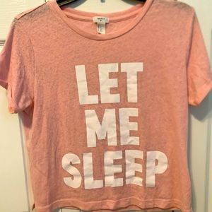 Forever 21 “Let Me Sleep” Women’s Pajama Set